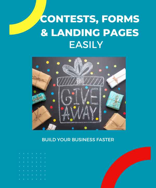 create contests and landing pages